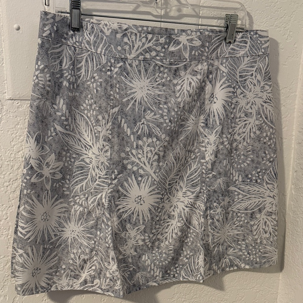 Ripskirt Floral Gray Women's Skirt